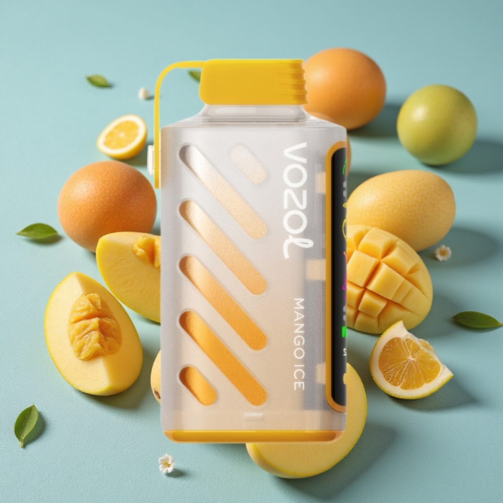 VOZOL Gear Power 20000 Puffs Dual Mesh Coil Pantalla Completa Mango Hielo