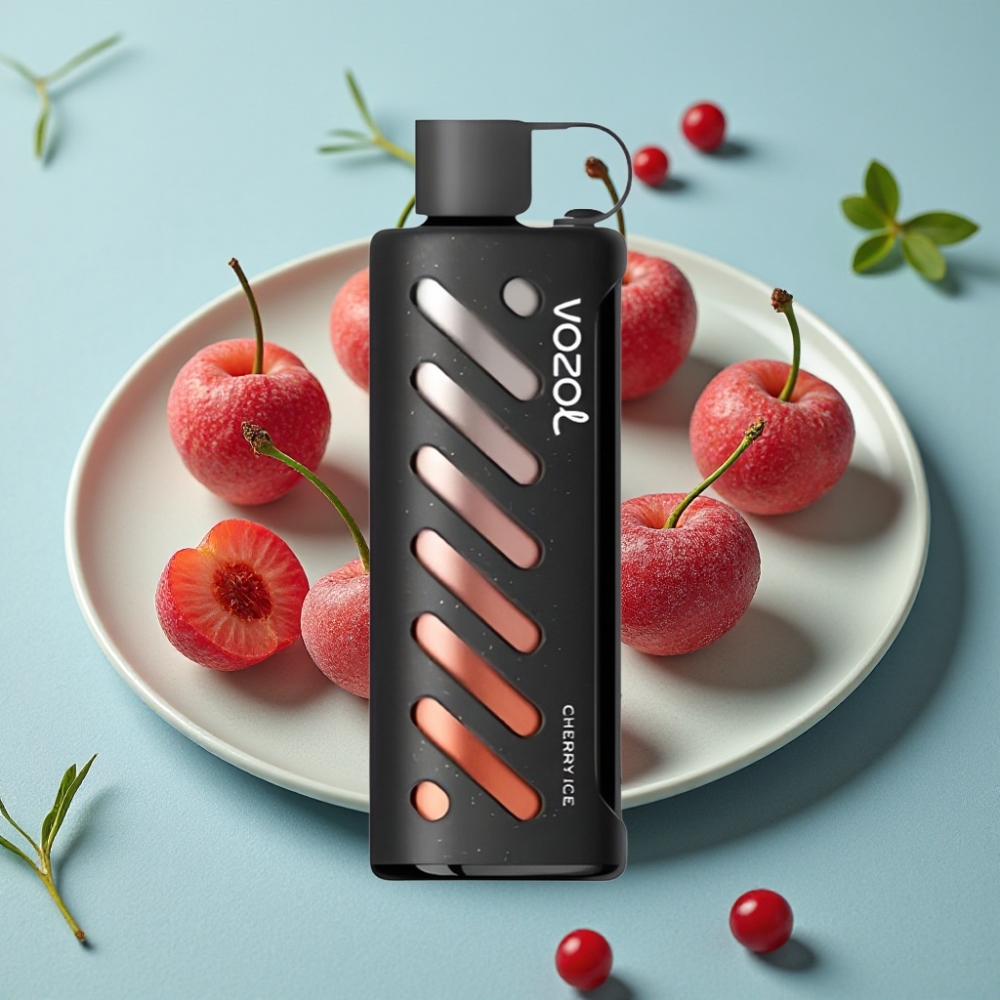 VOZOL Gear Shisha 25000 Puffs Dual Mesh Cereza Helada S.i.L.C Tech 1000mAh 5mg/ml