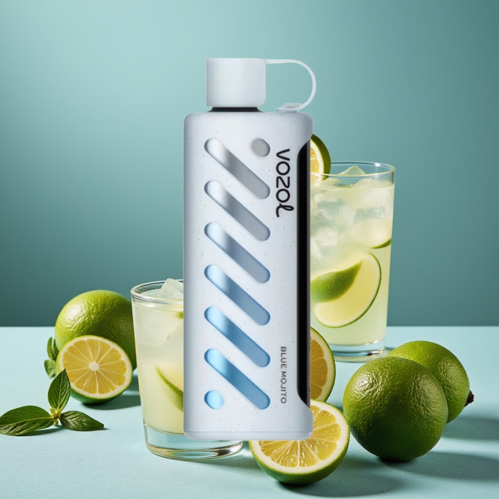VOZOL Gear Shisha 25000 Puffs Dual Mesh Dual Modes S.i.L.C Tech Mojito Azul