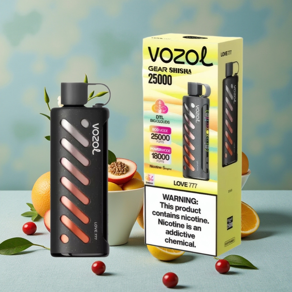 VOZOL Gear Shisha 25000 Puffs S.i.L.C Tech Dual Mesh Amor 777 vape al por mayor España
