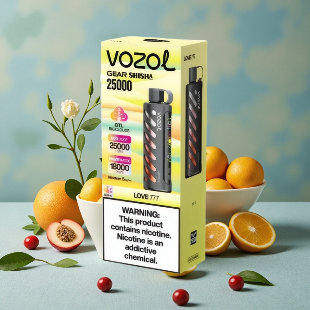 VOZOL Gear Shisha 25000 Puffs S.i.L.C Tech Dual Mesh Amor 777 vape al por mayor España
