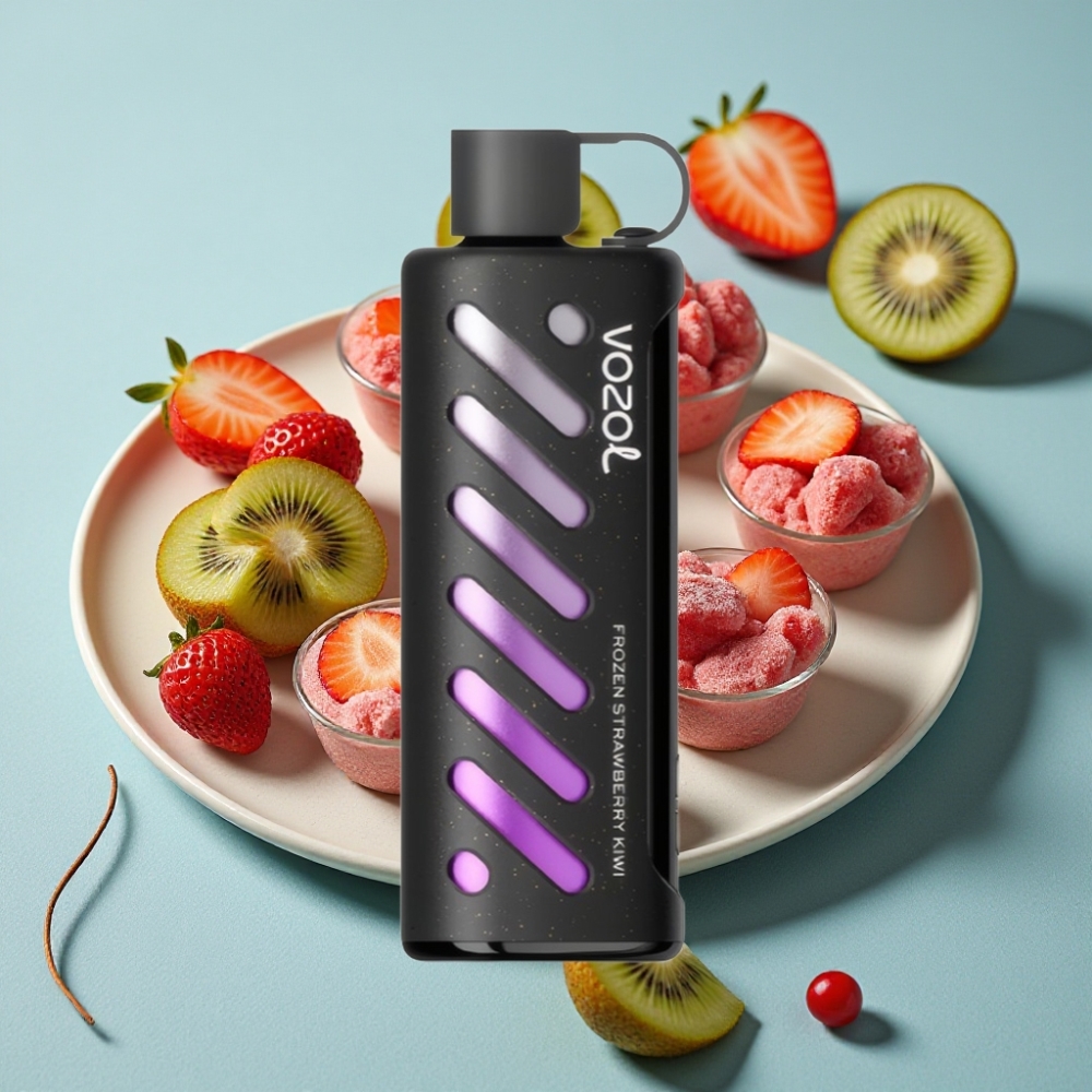 VOZOL Gear Shisha 25000 Puffs S.i.L.C Tech Dual Mesh Fresa Kiwi Congelada