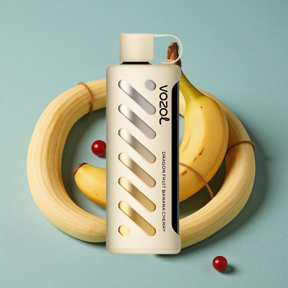 VOZOL Gear Shisha 25000 Puffs S.i.L.C Tech Dual Mesh Fruta Dragón Plátano Cereza
