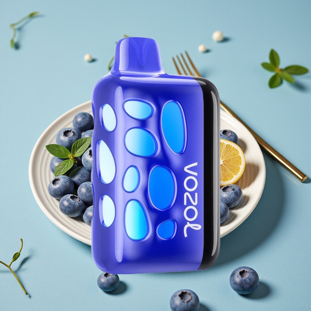 VOZOL RAVE 40000 Disposable Vape 270° Diseño Luminoso 20/50mg/ml Arándano Helado
