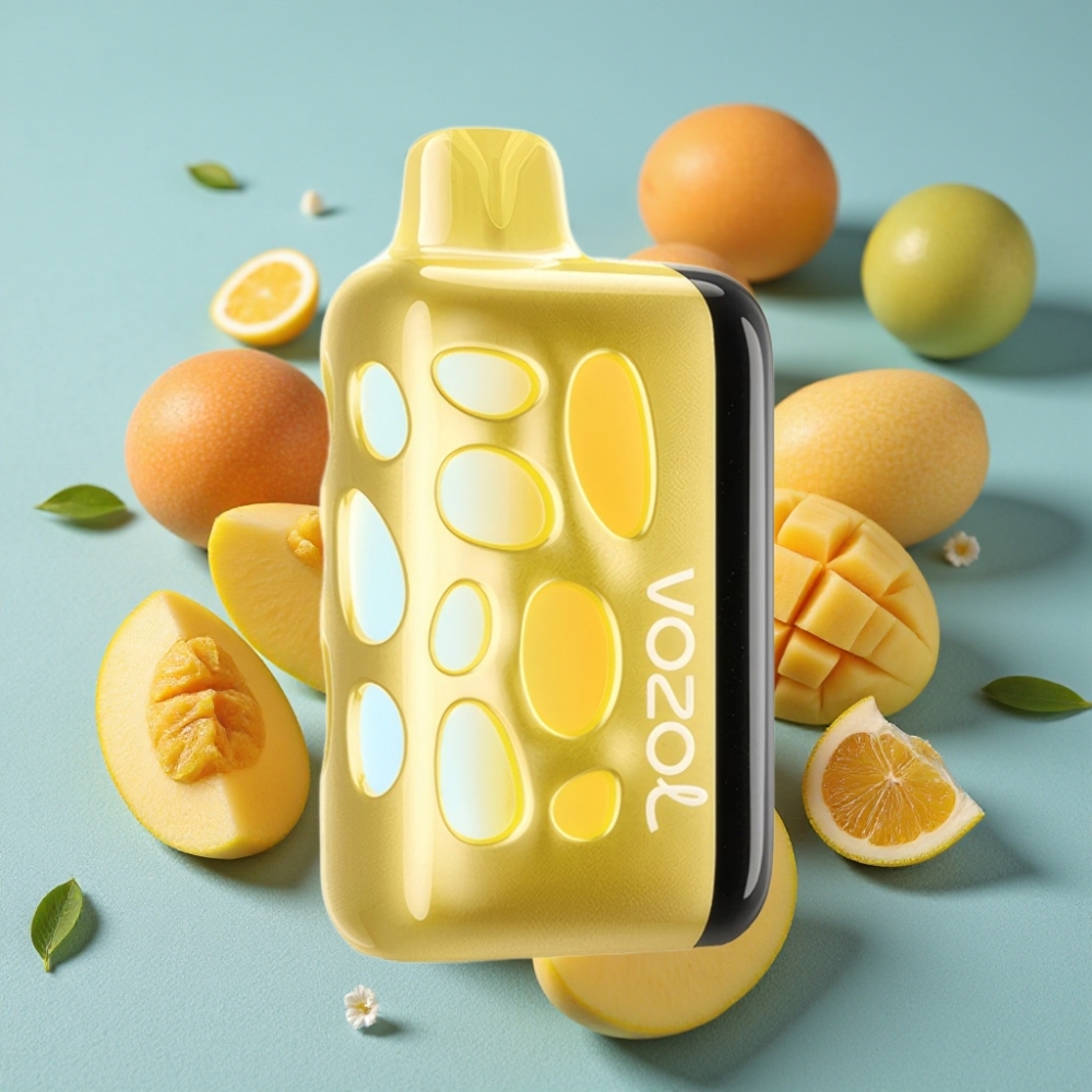 VOZOL RAVE 40000 Disposable Vape Mango Hielo con Diseño Vibrante 270° y Carga Rápida 80% en 20 Min