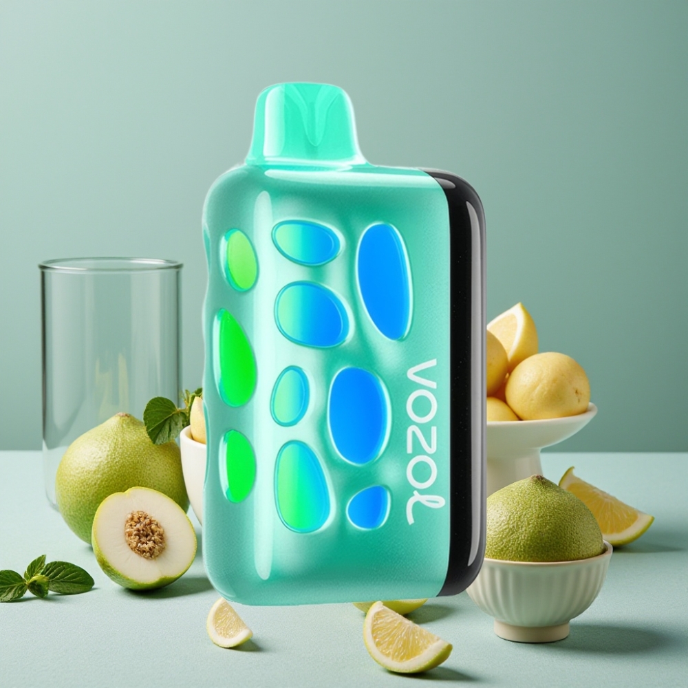 VOZOL RAVE 40000 Disposable Vape Menta Refrescante con Diseño Vibrante y Modo Fiesta