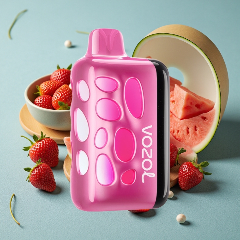 VOZOL RAVE 40000 Fresa Sandía Diseño Vibrante 270° Modo Fiesta 1000mAh