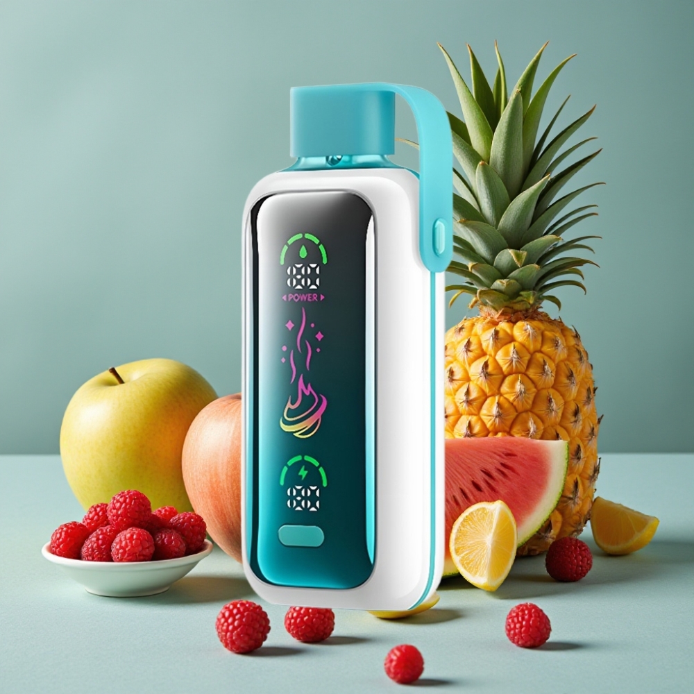 VOZOL Star 20000 Puffs Dual Mesh 650mAh Pantalla HD 2.2" Frambuesa Manzana Sandía Piña