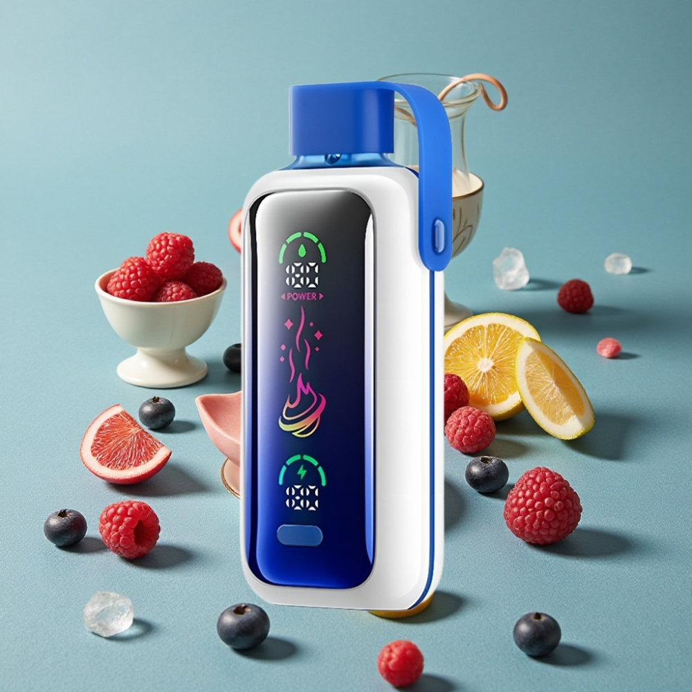 VOZOL Star 20000 Puffs Pantalla HD 2.2" Dual Mesh 650mAh Blue Razz Ice