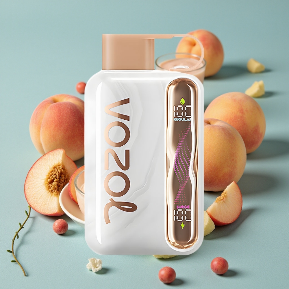 VOZOL STAR 40000 Puffs Desechable con 1000mAh Tipo-C Melocotón Hielo