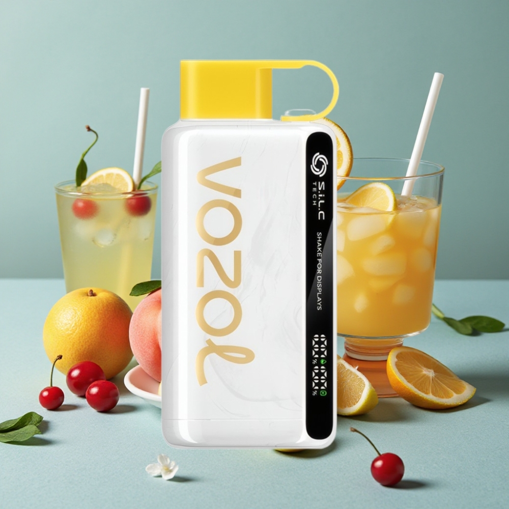 VOZOL STAR 9000/12000 Desechable S.i.L.C TECH 650mAh Carga Rápida 30% Sabor Cereza Melocotón Limonada