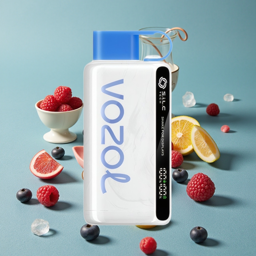 VOZOL STAR 9000/12000 Desechable S.i.L.C TECH 650mAh Carga Rápida 30% Sabor Frambuesa Azul Hielo
