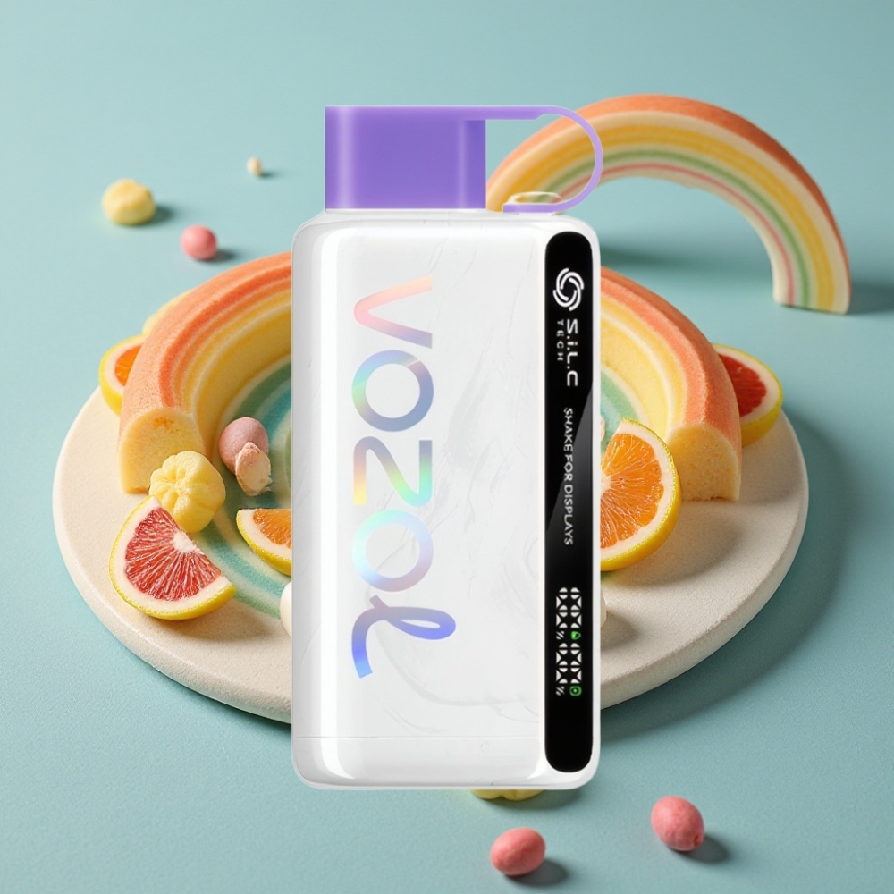 VOZOL STAR 9000/12000 Disposable Vape Caramelo Arcoíris con 650mAh y Carga Rápida 30%