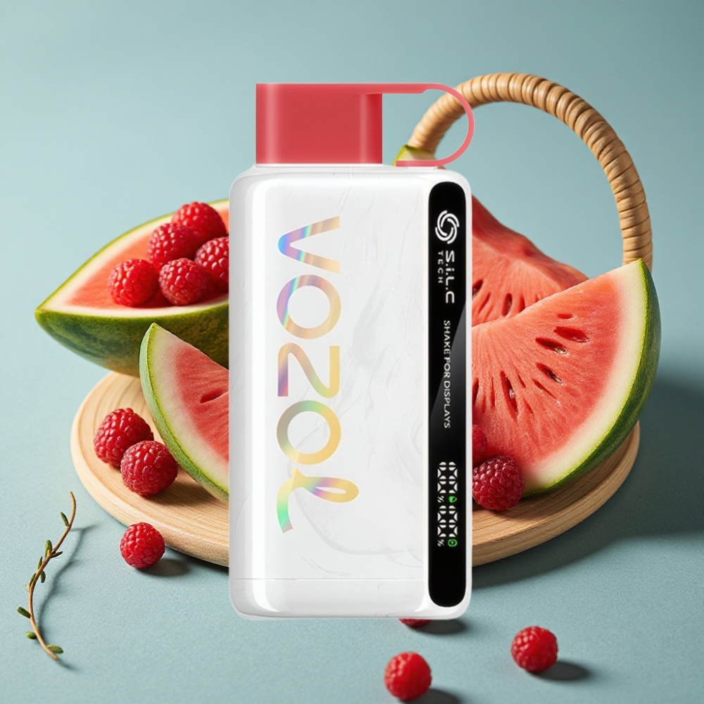 VOZOL STAR 9000 12000 Disposable Vape Frambuesa Sandía con Carga Rápida 30% y Protección de Boquilla
