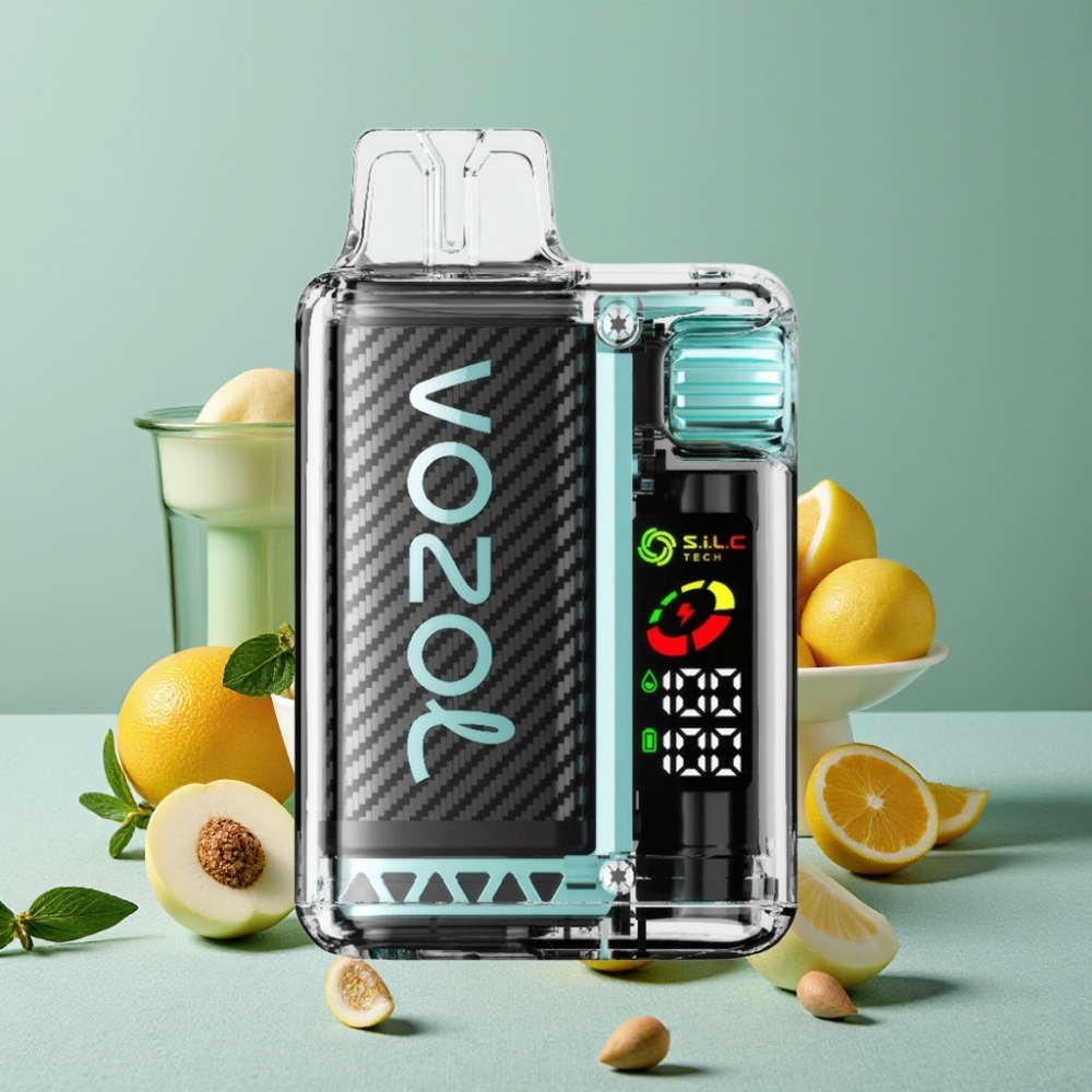 VOZOL Vista 20000 Puffs Menta de Miami Pantalla OLED Batería Recargable 650mAh