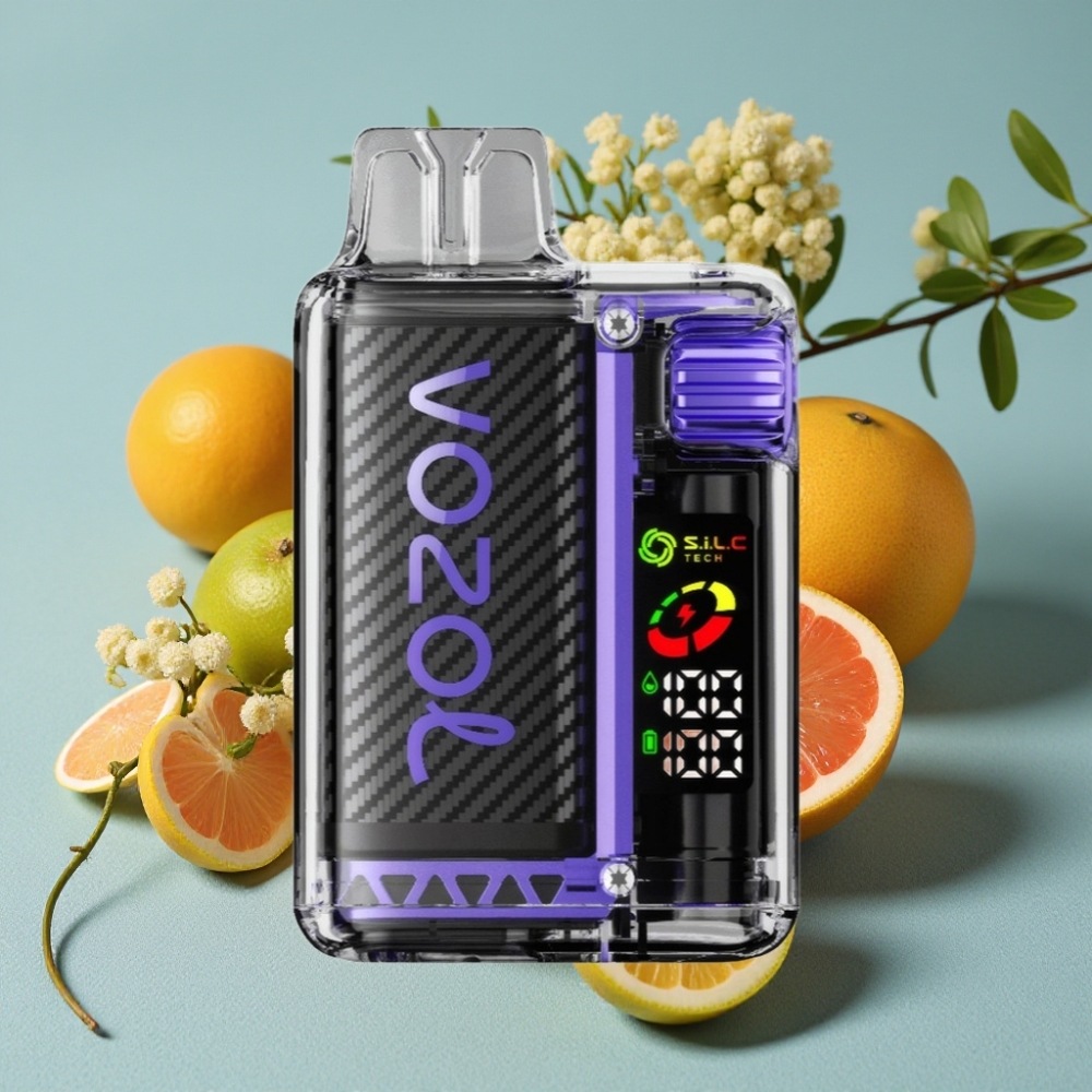 VOZOL Vista 20000 Puffs Recargable 650mAh 2% Nicotina OLED S.i.L.C Tech Dual Mesh Coil Saúco Pomelo