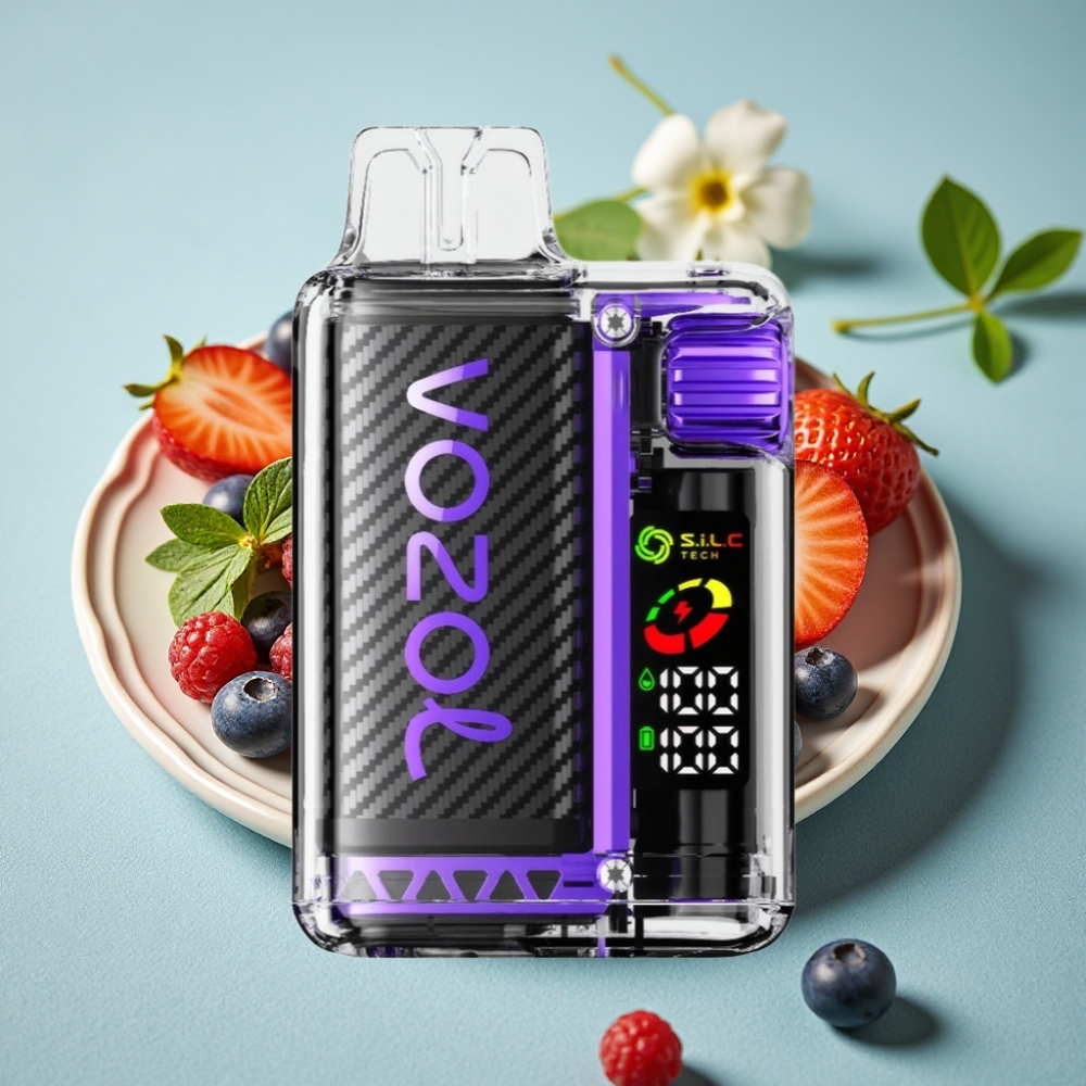 VOZOL Vista 20000 Puffs Recargable OLED Batería 650mAh 2% Nicotina Sabor Frutas Mixtas