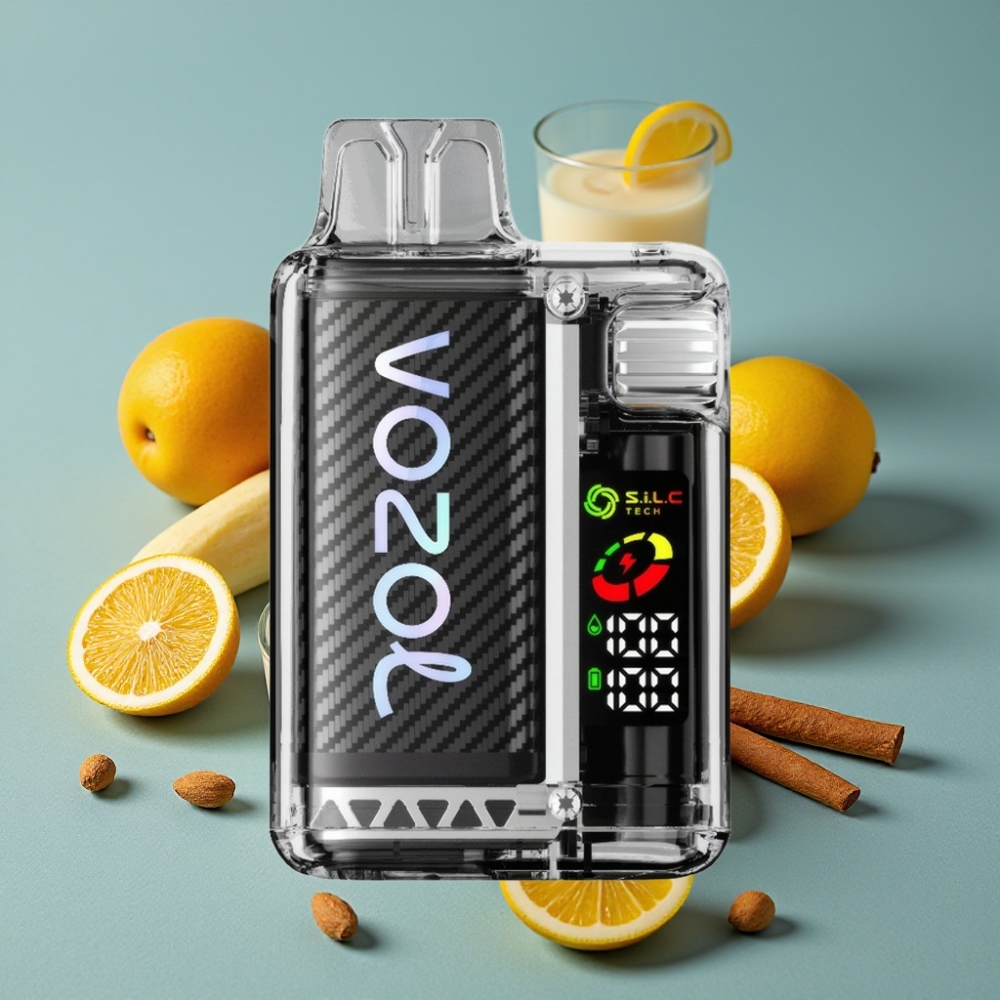 VOZOL Vista 20000 Puffs Recargable Pantalla OLED S.i.L.C Tech Dual Mesh Coil Sabor Tabaco Vanicreme