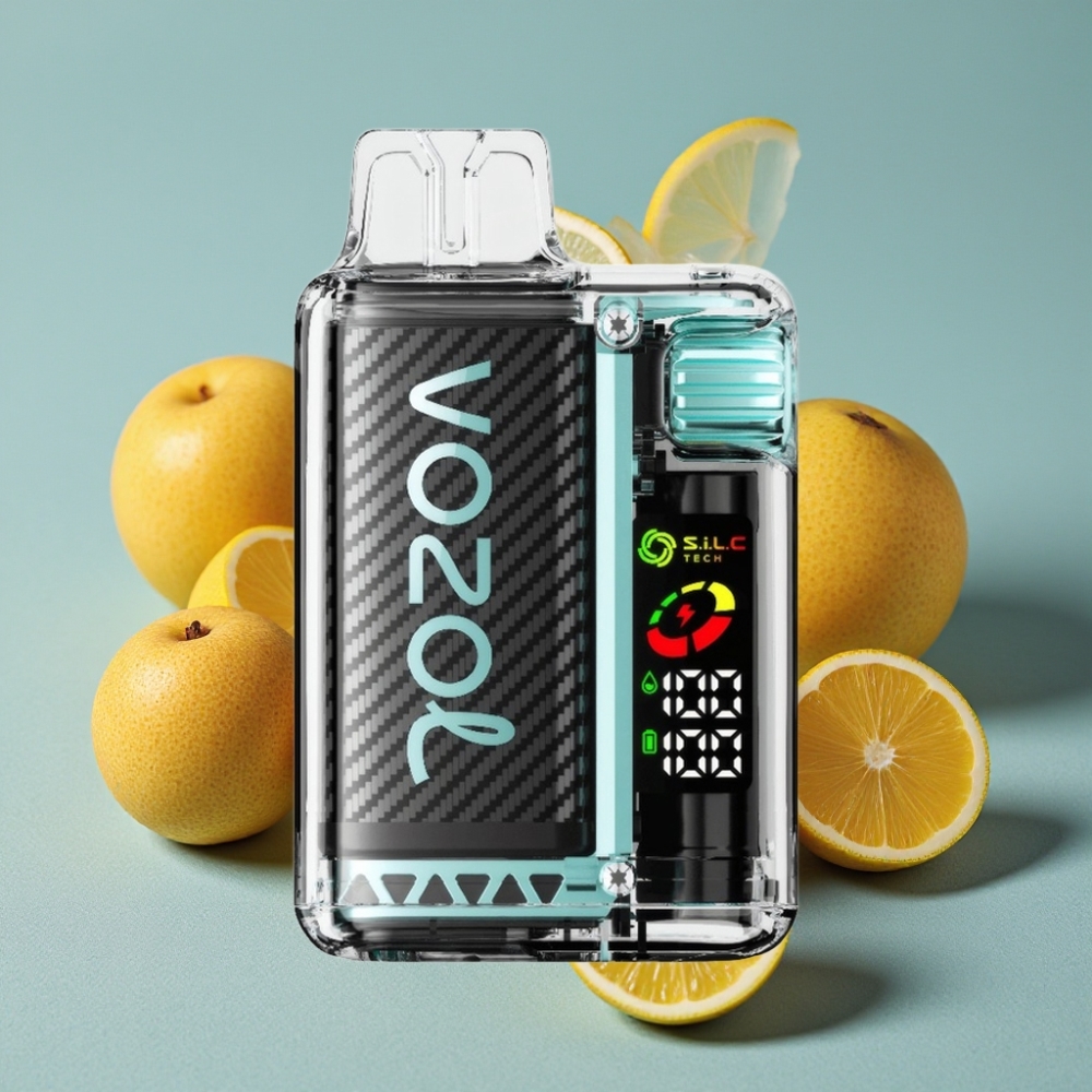 VOZOL Vista 20000 Puffs Recargable Pantalla OLED Sabor Manzana Ácida Helada 65% PCR