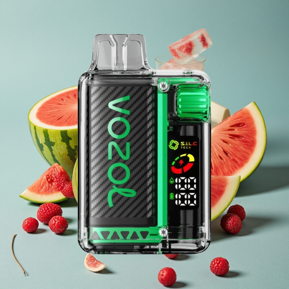VOZOL Vista 20000 Puffs Recargable Sandía Helada OLED 6 Niveles PCR 65% TPD