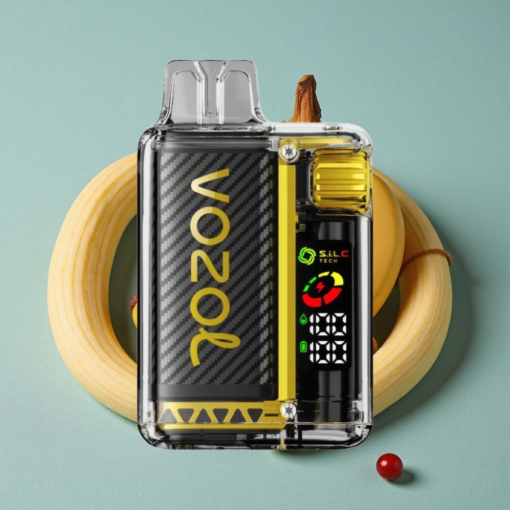 VOZOL Vista 20000 Puffs Recargable con Batería 650mAh y Sabor Fruta del Dragón Plátano Cereza