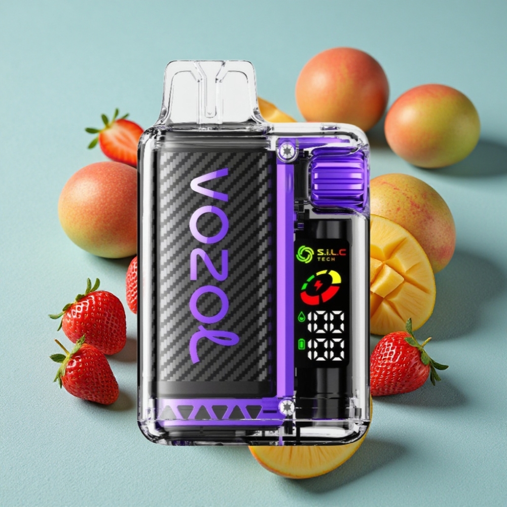 VOZOL Vista 20000 Puffs Recargable con Pantalla OLED y Sabor Fresa Mango