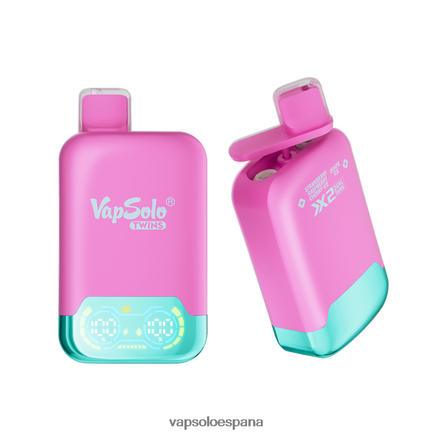 Vapsolo Comprar - VapSolo TWINS vaporizador desechable hielo de fresa, frambuesa, cereza y hielo de uva 48220633