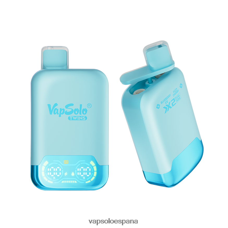 Vapsolo Precio - VapSolo TWINS vaporizador desechable hielo de arándanos y cereza gaseosa 48220627