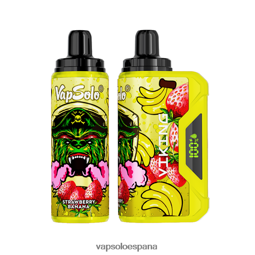 Vapsolo España - VapSolo VIKING vaporizador desechable plátano fresa 48220643